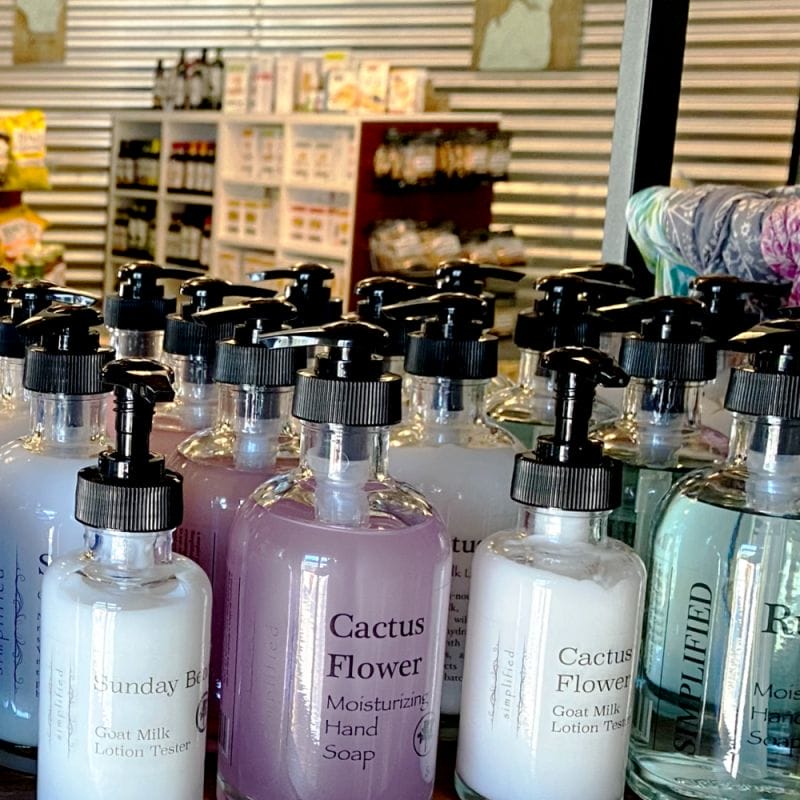 lotions and moisturizing hand soap